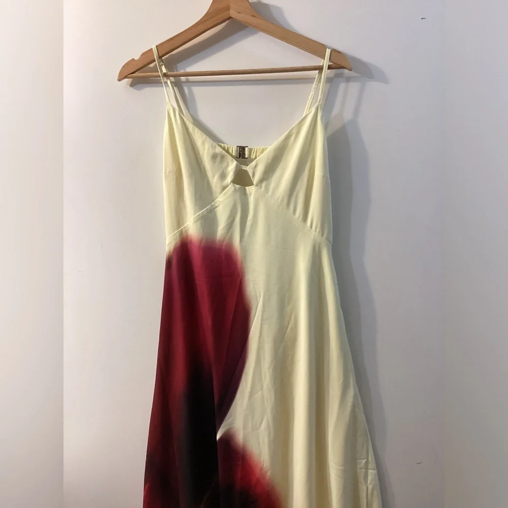 Abercrombie & Fitch Julia Slip Cutout Maxi Dress Size Large NWT